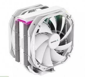   DeepCool AS500 Plus WH (R-AS500-WHNLMP-G), Intel: 2066/2011/1200/1151/1150/1155/1366, AMD: AM4/AM3+/AM3/AM2+/AM2/FM2+/FM2/FM1, 164142102 , 4-pin PWM