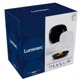   Luminarc Lotusia White&Black Q3022 19  6