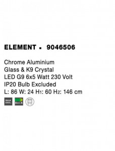   ELEMENT Nova Luce 9046506 5