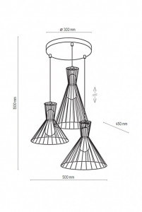  SAHARA 3-ring TK-Lighting 3351 3