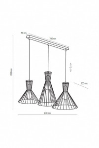  SAHARA 3-line TK-Lighting 3352 3