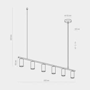  LOGAN 6 WH TK-Lighting 4423 5