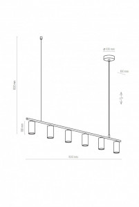  LOGAN 6 BK TK-Lighting 4428 3