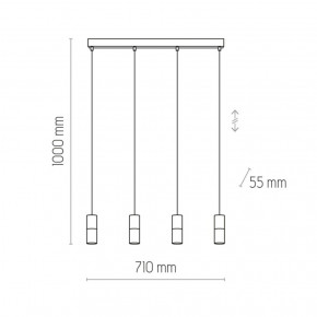  TK LIGHTING 6311 ELIT BLACK/WOOD 6