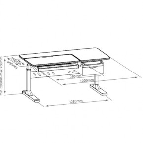  FunDesk Flore Grey (190045) 11