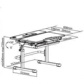  FunDesk Lavoro L Blue (515560) 6