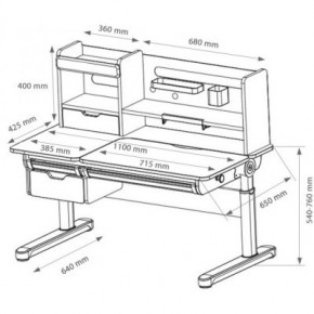  FunDesk Pensare Grey (222397) 13