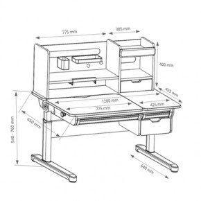  FunDesk Sentire Grey (222400) 10