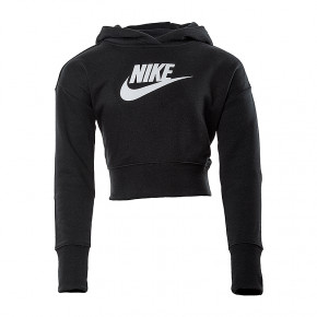  Nike G NSW CLUB FT CROP HOODIE HBR XS (DC7210-010)