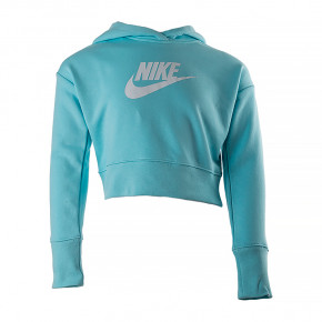  Nike G NSW CLUB FT CROP HOODIE HBR XS (DC7210-482)