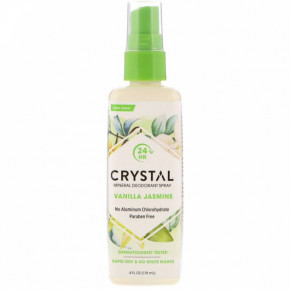 ̳  ,  , Mineral Deodorant Spray, Vanilla Jasmine, Crystal Body Deodorant, 118 