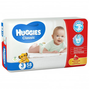  Huggies Classic 3 (4-9 ) 58  543109