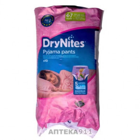 -   Huggies DryNites    4  7  (17-30 ) 10 