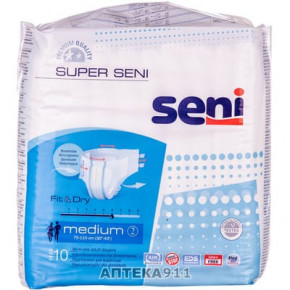    Seni Super Medium M/2 10 