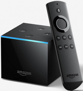   Amazon Fire TV Cube 4K with Alexa Control and Remote 2/16GB (2018) Black .