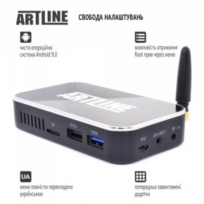 HD  Artline TvBox KMX3 (S905X3/4GB/32GB) 4