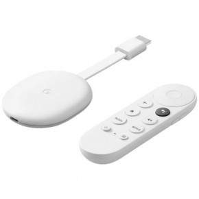   Google Chromecast 4K  Google TV (Snow) (GA01919-US) (0)