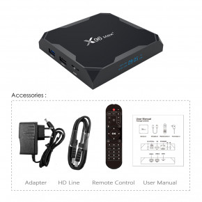    Android   8K/IPTV HQ-Tech X96Max+ s905X3/4G/32G/UA, USB 3.0, 802.11ac, Android 9, Box 5