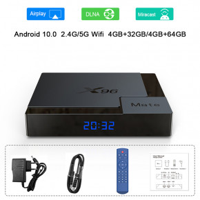 Smart TV Box X96 Mate 4/64Gb Black 6