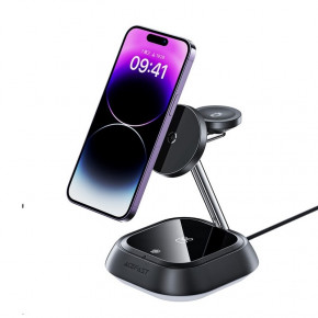    ACEFAST E16 desktop 3-in-1 wireless charging holder Black (AFE16B) 7