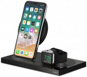    Belkin 2-in-1 Wireless Pad/Stand/Apple Watch, black (F8J234VFBLK-APL) 5