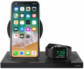    Belkin 2-in-1 Wireless Pad/Stand/Apple Watch, black (F8J234VFBLK-APL) 6