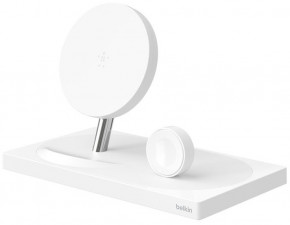    Belkin 2-in-1 Wireless Pad/Stand/Apple Watch, white (F8J234VFWHT-APL)