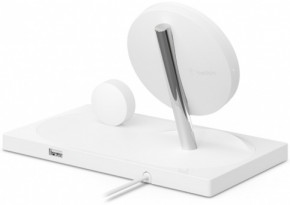    Belkin 2-in-1 Wireless Pad/Stand/Apple Watch, white (F8J234VFWHT-APL) 3