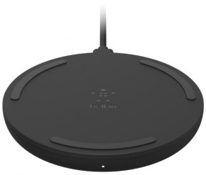   Belkin Pad Wireless Charging Qi, 10W, PSU, black (WIA001BTBK)