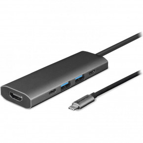 - Chieftec USB3.2 Type-C --> HDMI/USB 3.2x2/USB-C/PD 80W 5-in-1 DSC-502 (DSC-502)