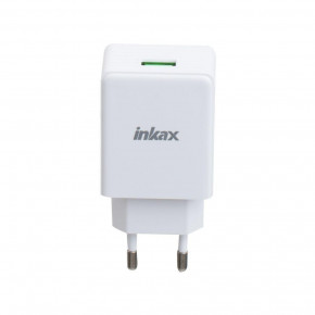    INKAX CD-47 QC3.0 1xUSB - White