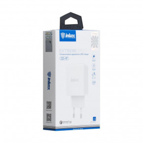    INKAX CD-47 QC3.0 1xUSB - White 3