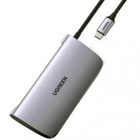 - USB3.0 Type-C --> USB 3.0x2/HDMI/RJ45/SD/TF/PD Ugreen CM212 ѳ (50852) 4