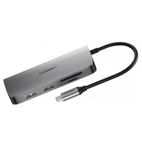 - USB3.0 Type-C --> USB 3.0x2/HDMI/RJ45/SD/TF/PD Ugreen CM212 ѳ (50852) 5