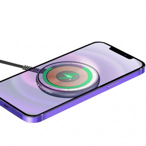  WIWU M14 Transparent Magnetic Wireless Charger Transparent 6