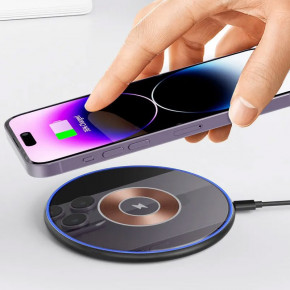  WIWU Wi-W013 15W wireless charger Black 3