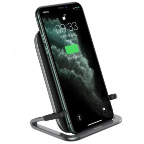   Baseus Rib Horizontal and Vertical Holder Wireless Charging 15W Black 5