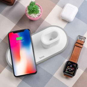   Hoco CW21 Wisdom 3-in-1 wireless charger 6