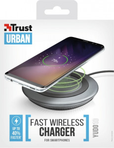   Trust Yudo10 Fast Wireless Charger, 10W, Black (22362) 8