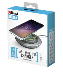   Trust Yudo10 Fast Wireless Charger, 10W, Black (22362) 9