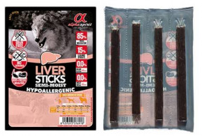     Alpha Spirit DOG Sticks Liver  ,  4, 40  (8437013576918) (as5106405)