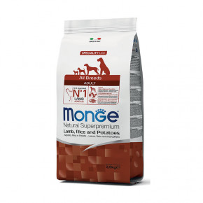   Monge Dog Adult Lamb&Rice&Potatoes  , ,       2,5 