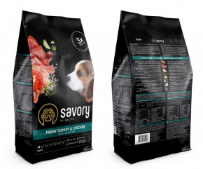       Savory Puppy rich in Fresh Turkey  Chicken 3 kg (  ) (30297)