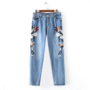     Mom Jeans Flowers Berni Fashion  (54478) 18