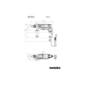   Metabo SBE 800-2 (601744000) 5