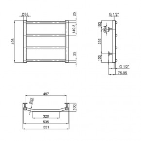   Lidz Trapezium (CRM) D38/25 500x500 P4 SD00041361 3