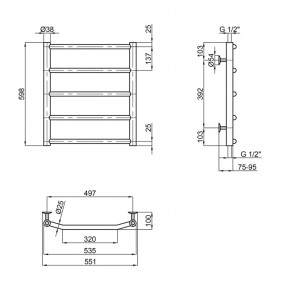   Lidz Trapezium (CRM) D38/25 500x600 P5 SD00041362 7