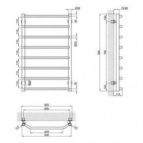     Lidz Trapezium (CRM) D38/25 600x1000 P8 SD00041365 3