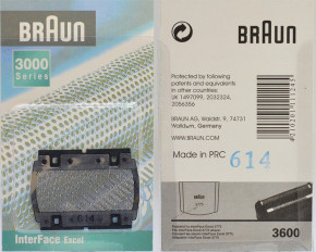    Braun 3000 614