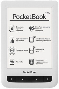   Pocketbook 626 Touch Lux 3 White